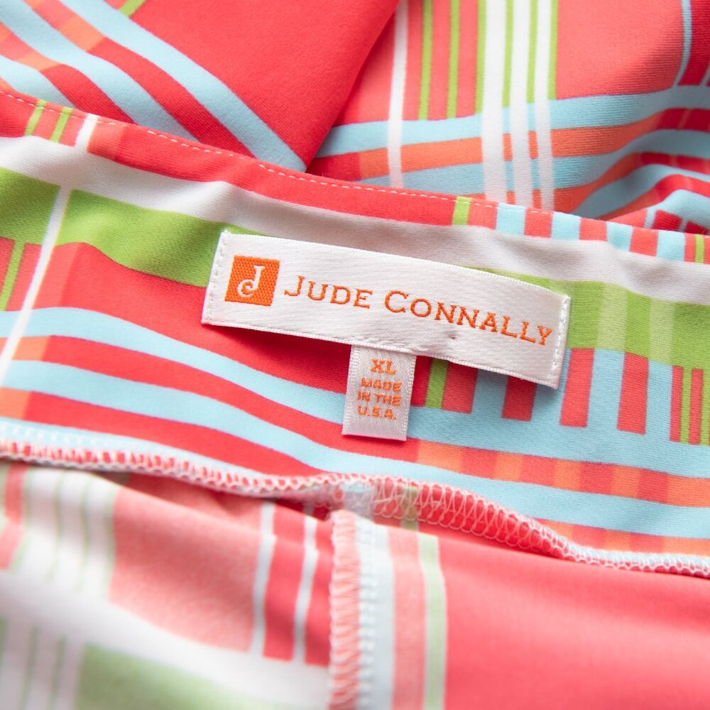 Jude Connally Sonia Skort Plaid Multicolor Coral Pink, Blue, Green, White XL - Picture 3 of 6